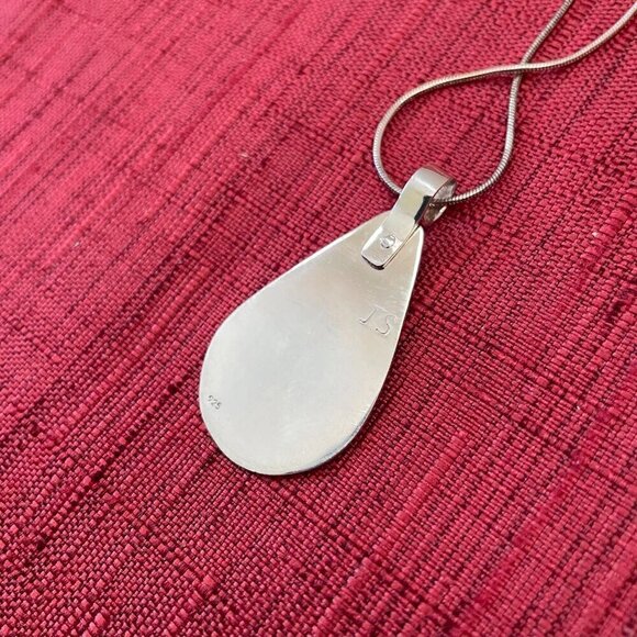 Jessie Senecal Handmade Sterling Silver "Copper Roots" Necklace - Picture 4 of 5